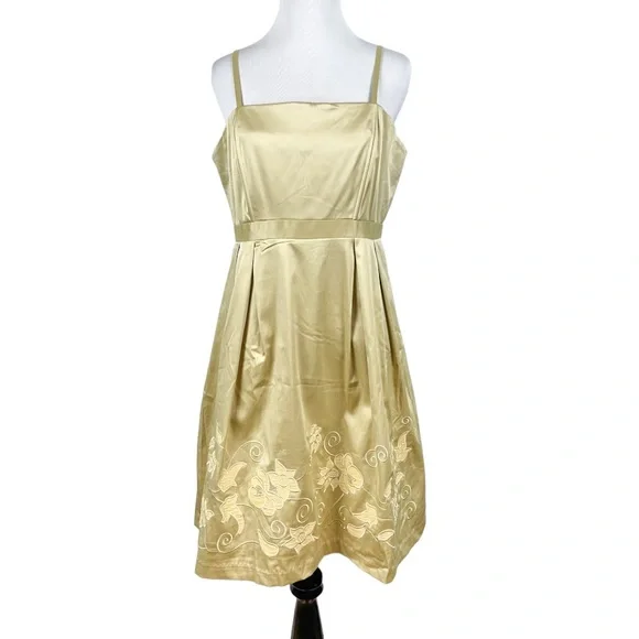 Lucy Paris | Dresses | Nwt Lucy Paris Womens Gold Embroidered Party Dress  Size Large | Poshmark